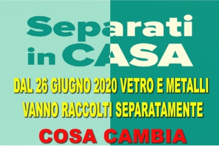cosa cambia per la differenziata Vetro e metalli